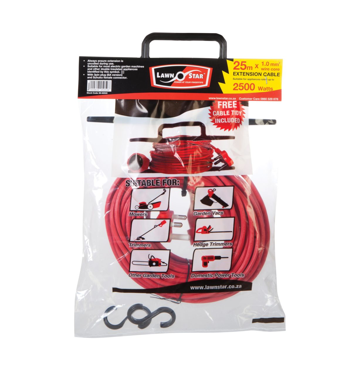 Lawn Star 25 m × 1.0 mm² Extension Cord Set