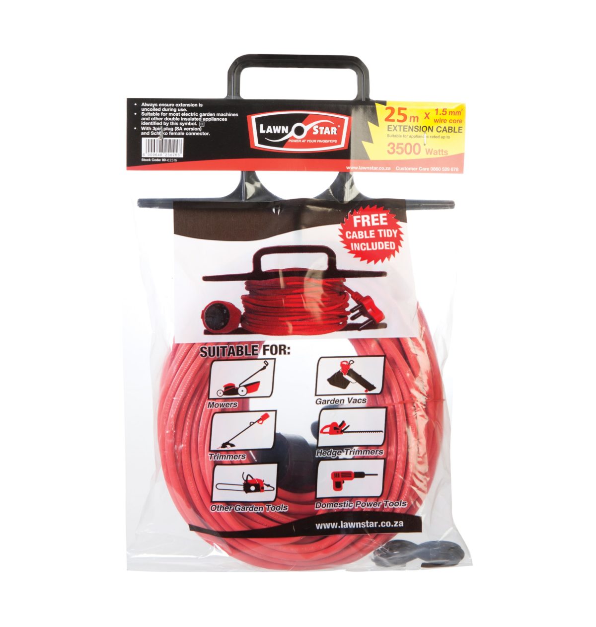 Lawn Star 25 m × 1.5 mm² Extension Cord Set